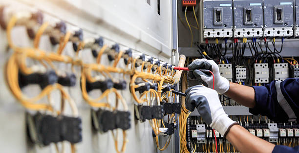 Professional Electrician technician working in Early, TX